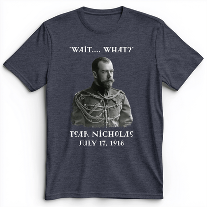 Tsar Nicholas II Premium Tee Heather Navy / S
