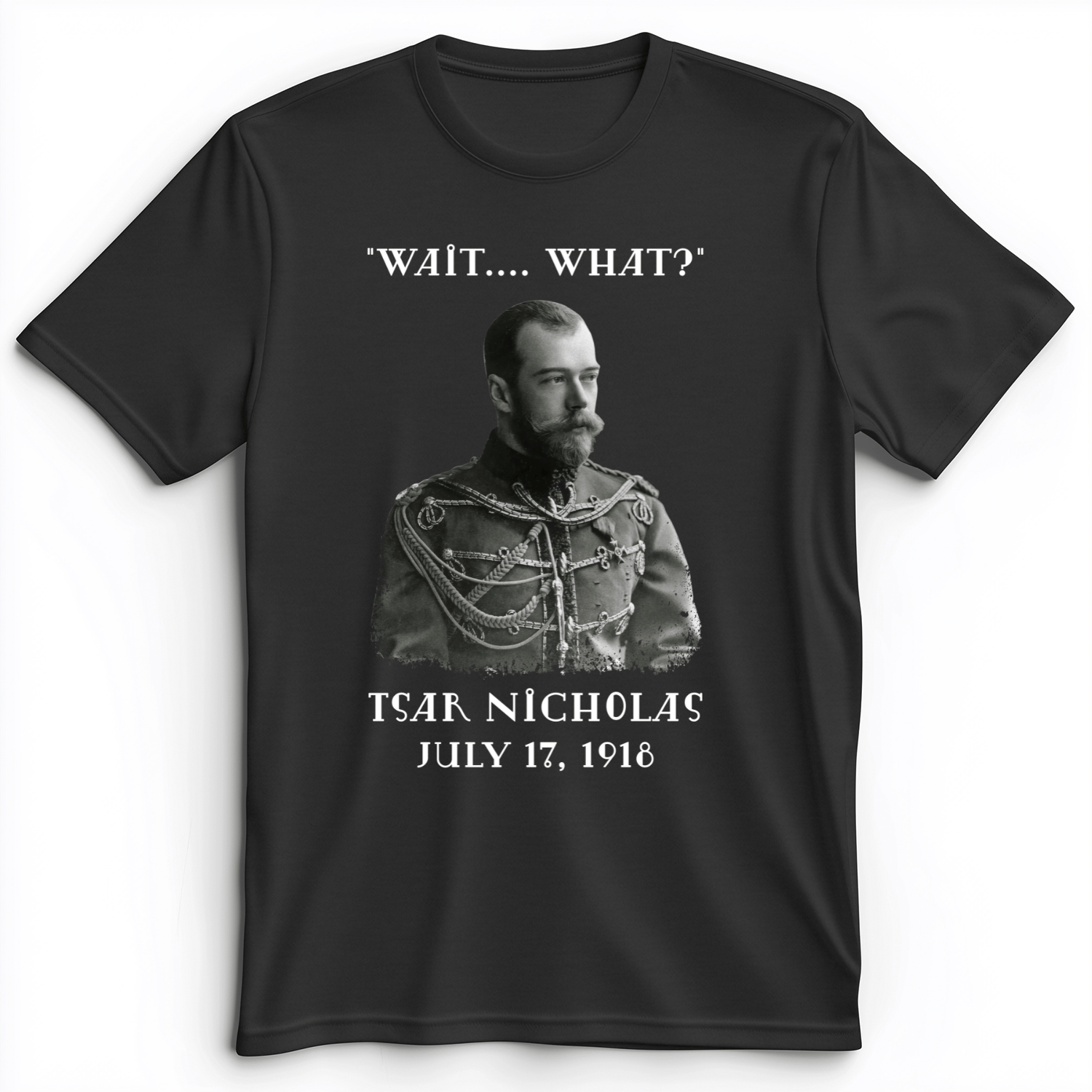 Tsar Nicholas II Premium Tee Dark Grey Heather / S