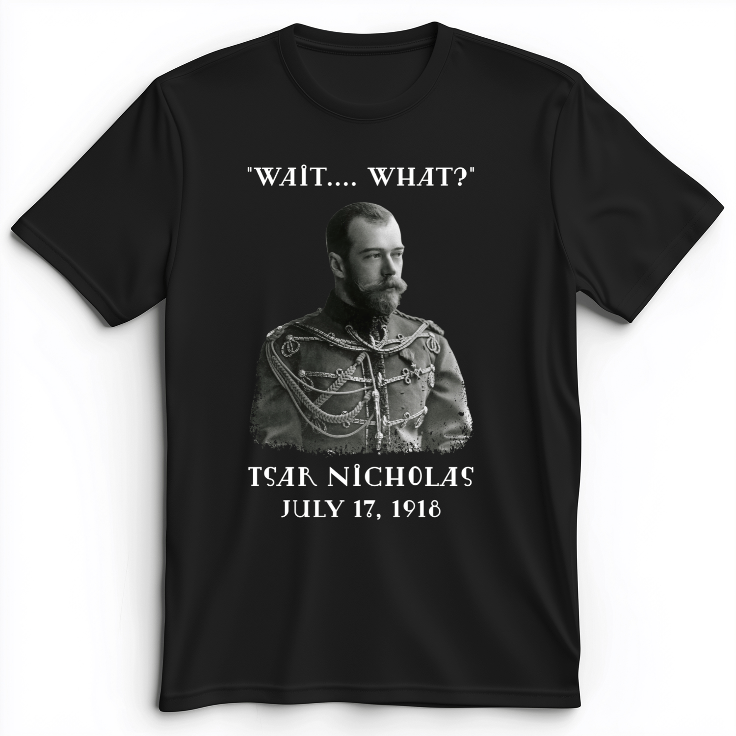 Tsar Nicholas II Premium Tee Black / S