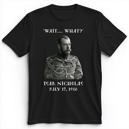 Tsar Nicholas II Premium Tee Black / S