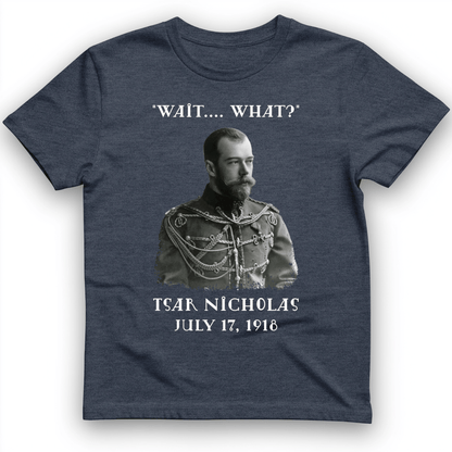 Tsar Nicholas II T-Shirt Heather Navy / S