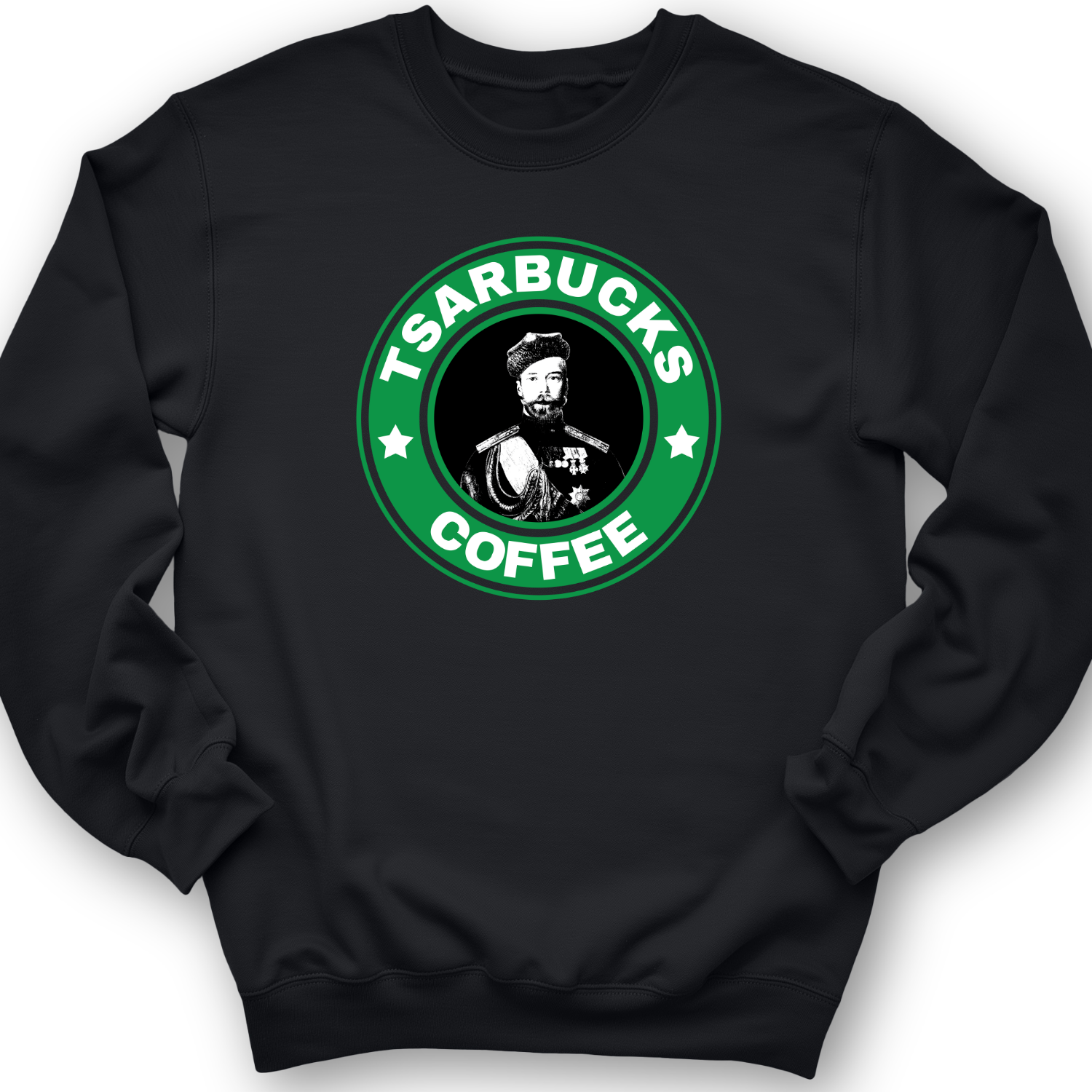 Tsarbucks Crewneck Black / S