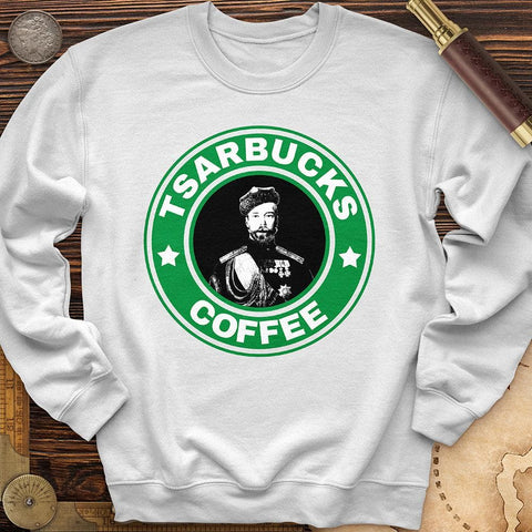 Tsarbucks Crewneck White / S