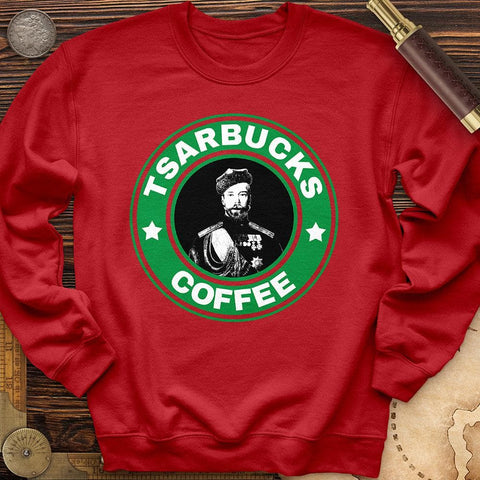 Tsarbucks Crewneck Red / S