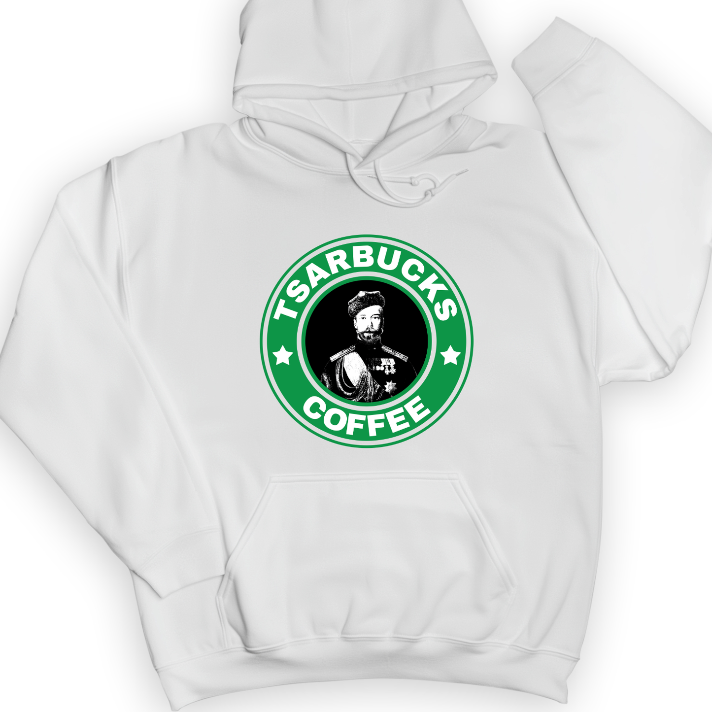Tsarbucks Hoodie White / S