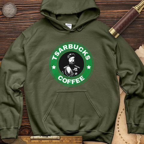 Tsarbucks Hoodie Military Green / S