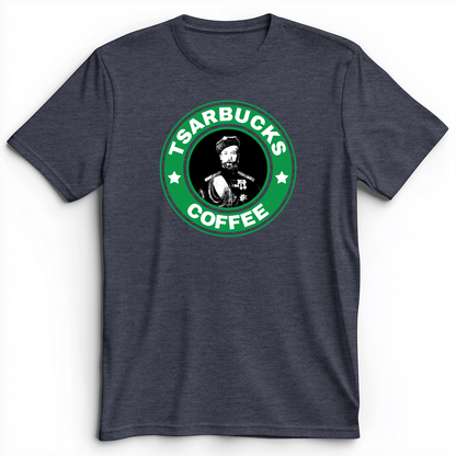 Tsarbucks Premium Tee Heather Navy / S