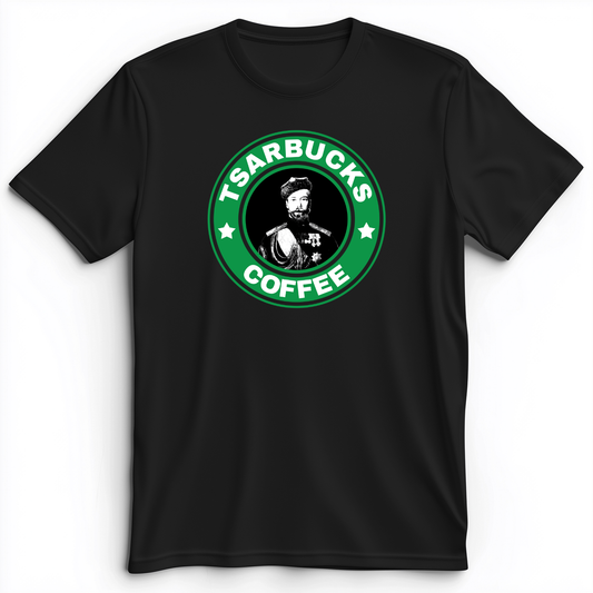 Tsarbucks Premium Tee Black / S