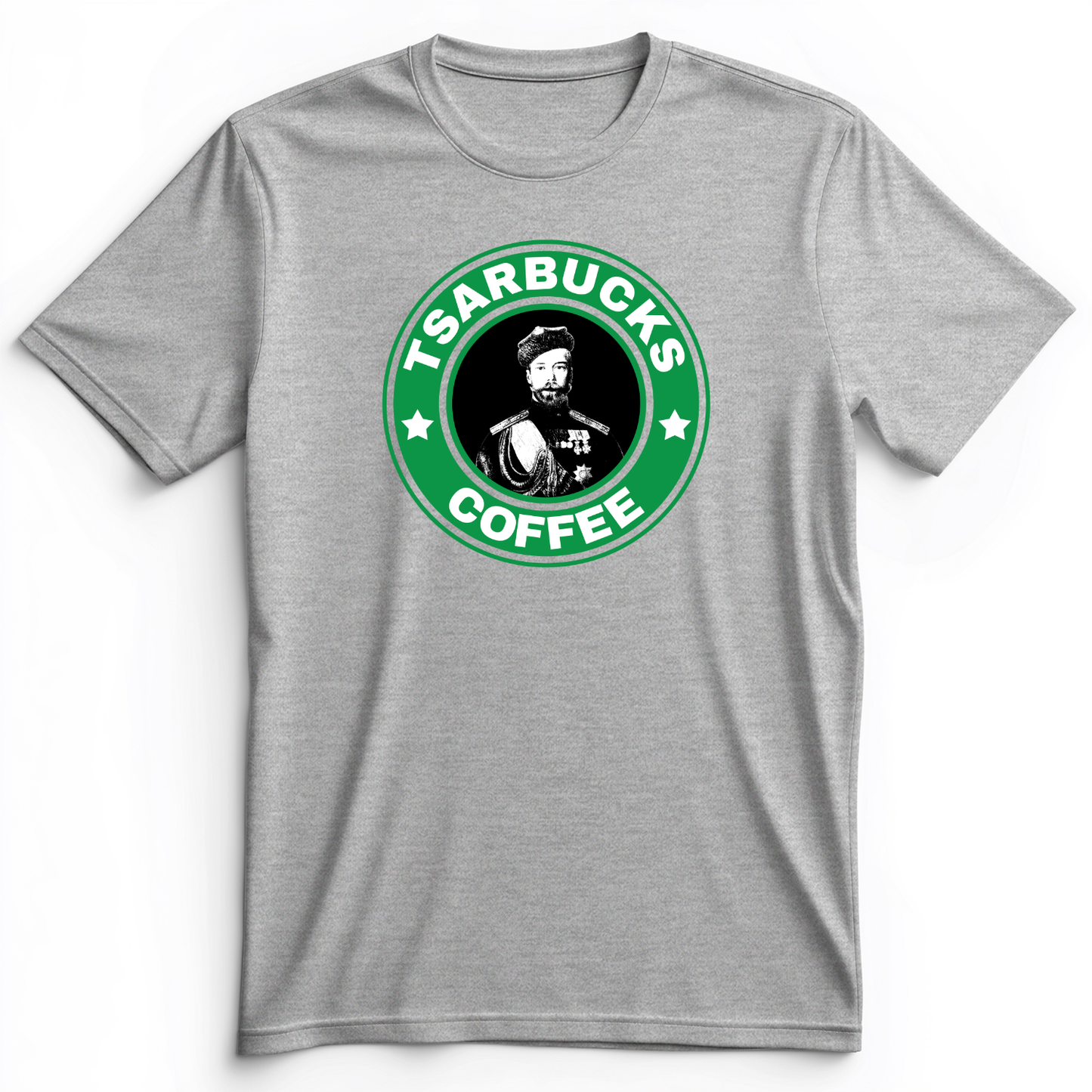 Tsarbucks Premium Tee Athletic Heather / S