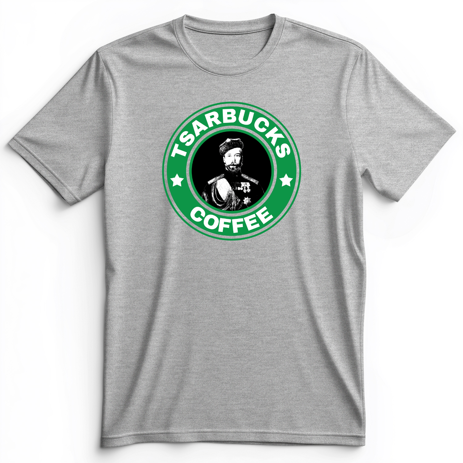 Tsarbucks Premium Tee Athletic Heather / S