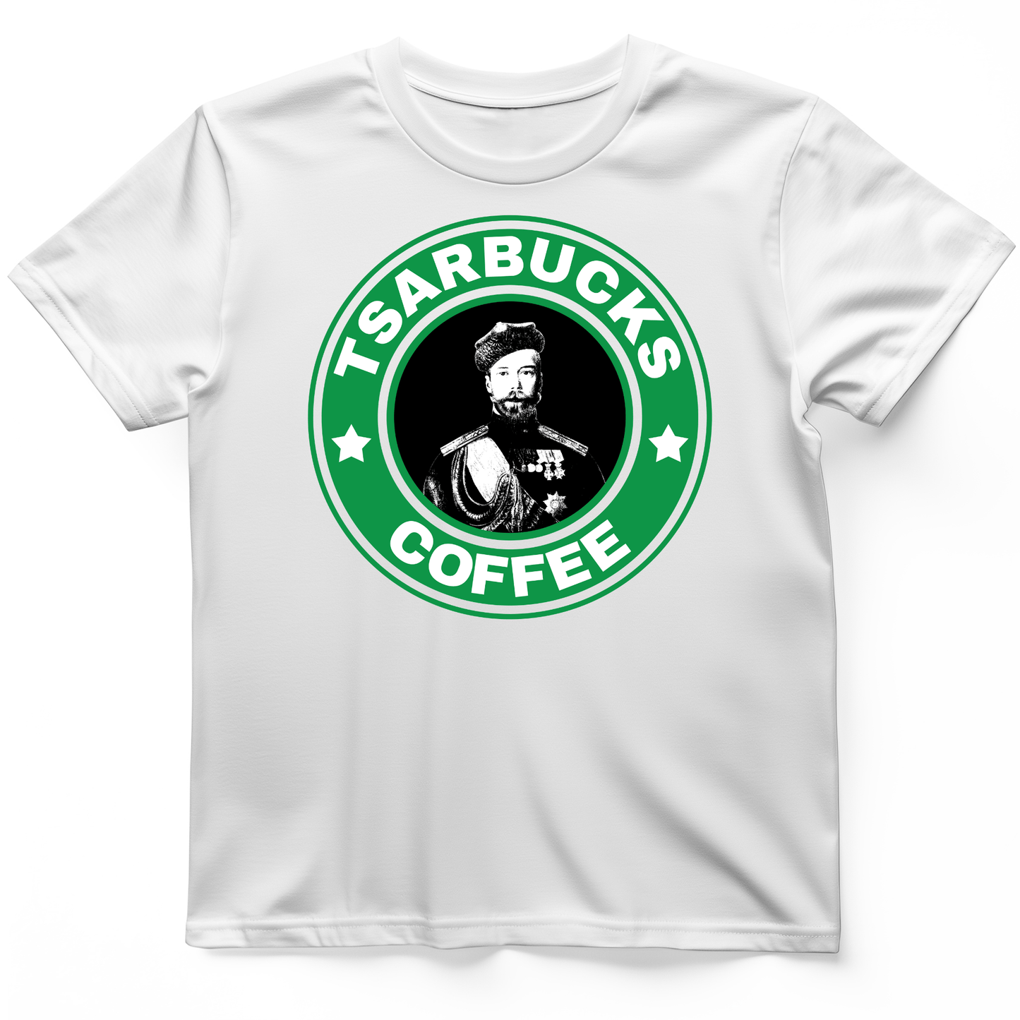 Tsarbucks T-Shirt White / S