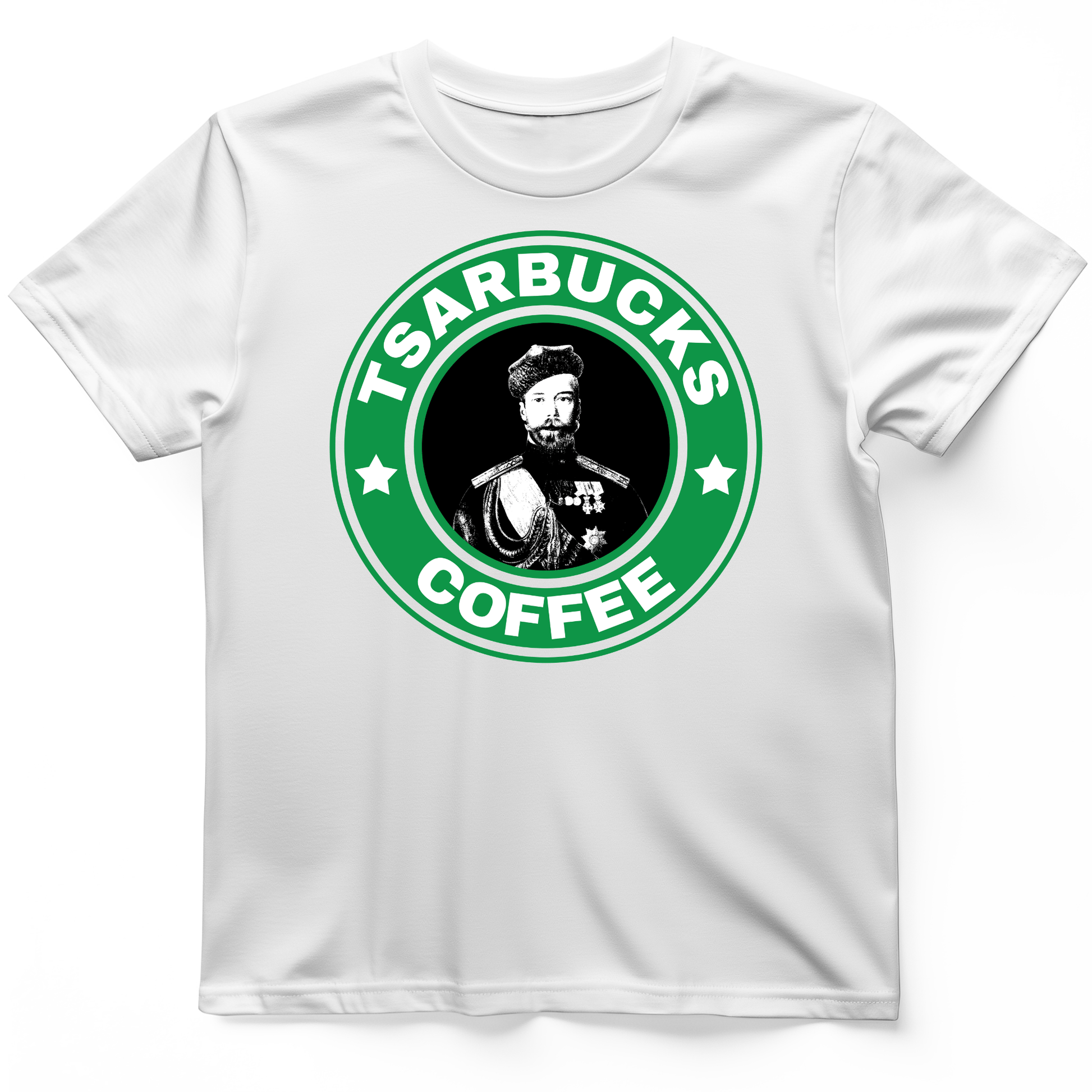 Tsarbucks T-Shirt White / S
