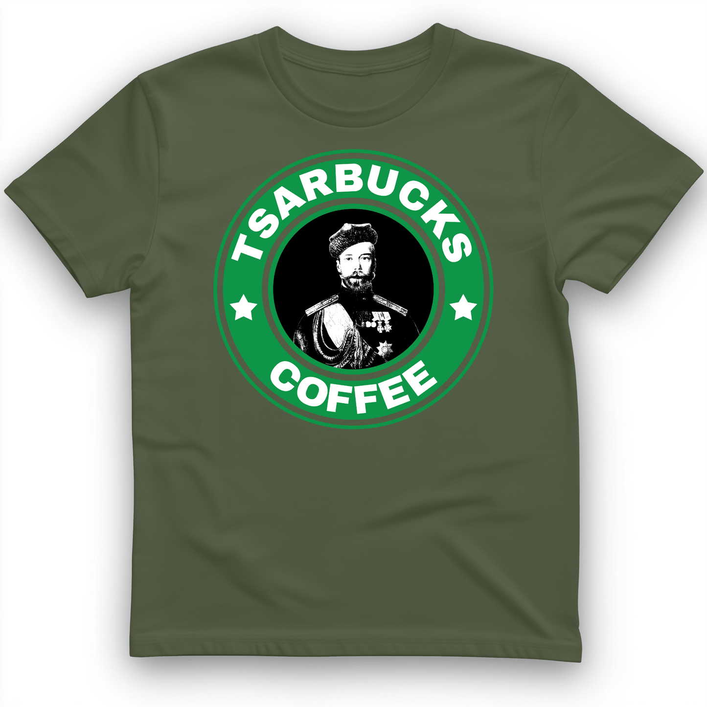 Tsarbucks T-Shirt Military Green / S