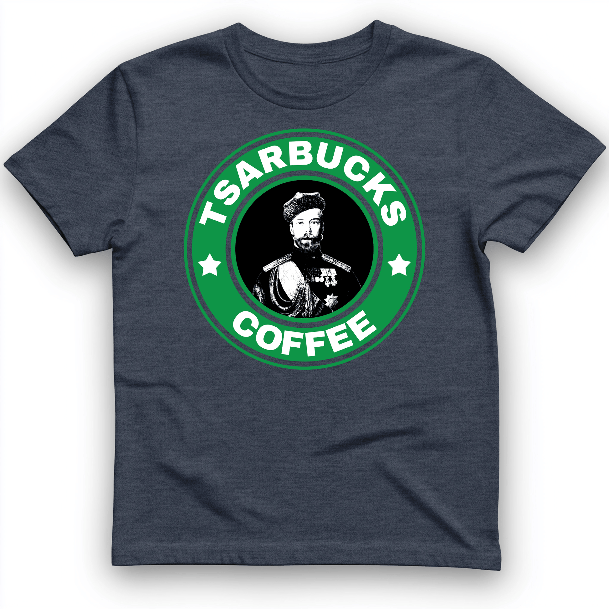 Tsarbucks T-Shirt Heather Navy / S
