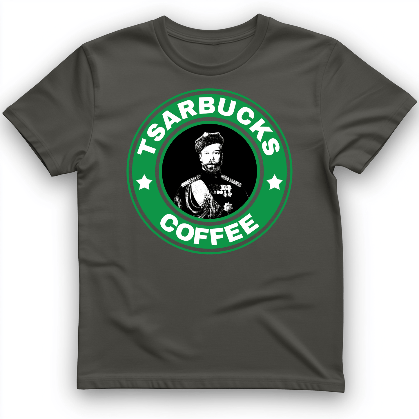 Tsarbucks T-Shirt Charcoal / S