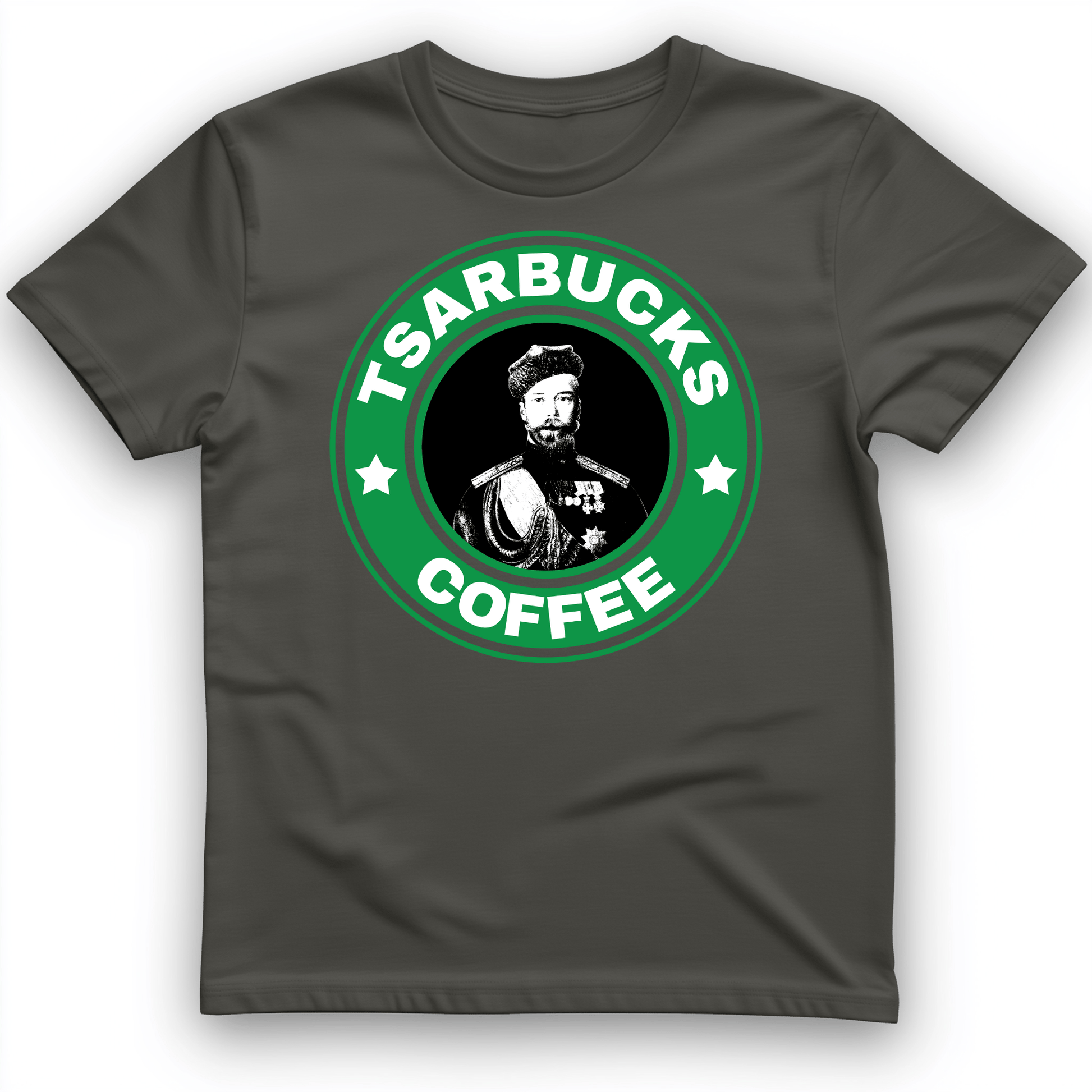 Tsarbucks T-Shirt Charcoal / S
