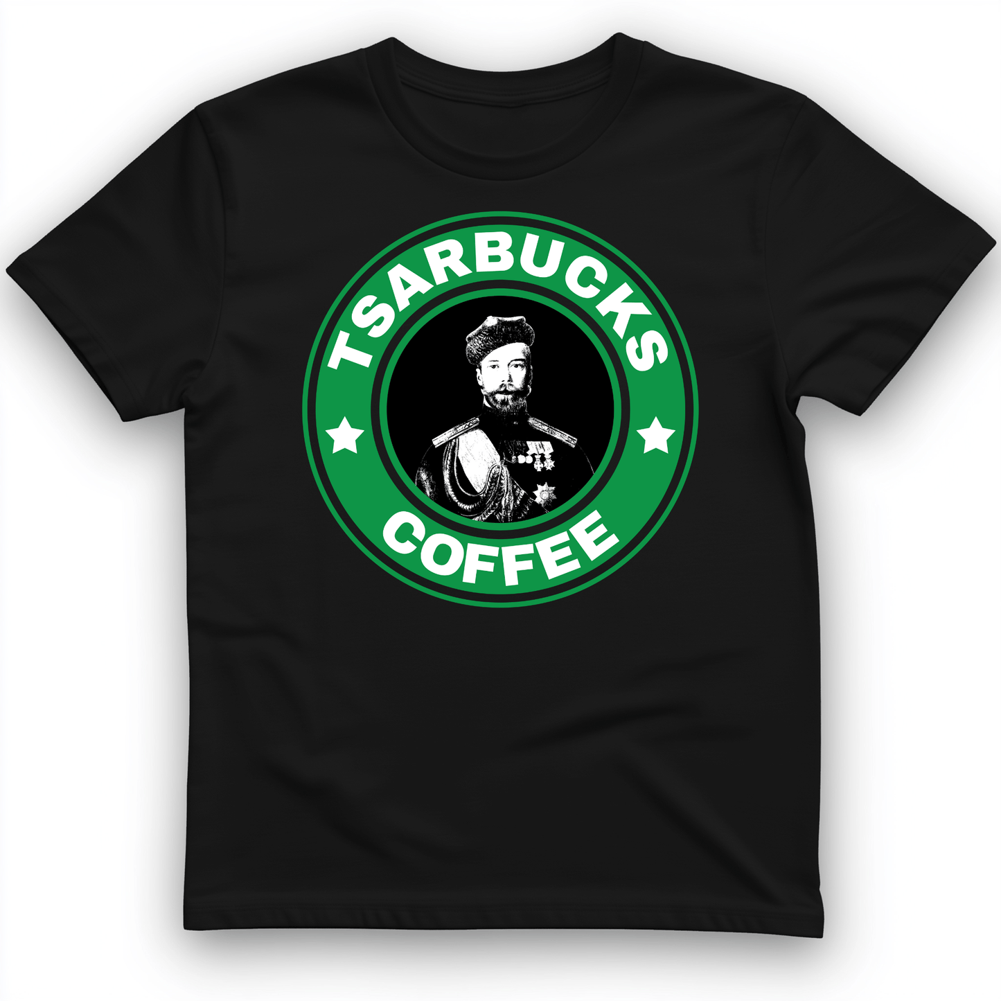 Tsarbucks T-Shirt Black / S