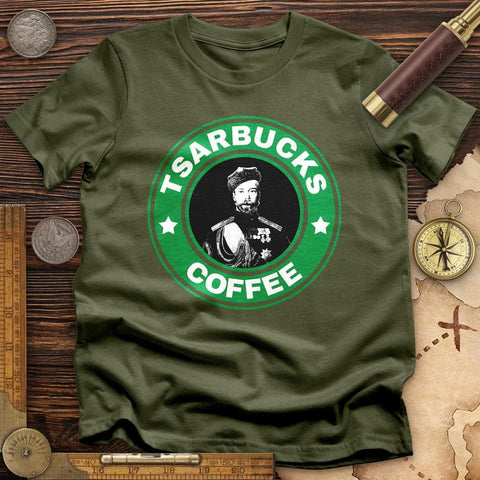 Tsarbucks T-Shirt Military Green / S