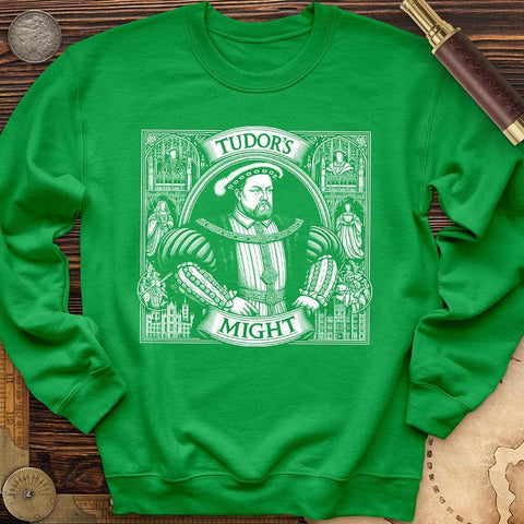 Tudor Might Crewneck Irish Green / S