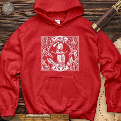 Tudor Might Hoodie Red / S