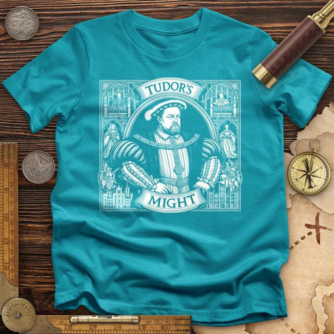 Tudor Might T-Shirt Tropical Blue / S