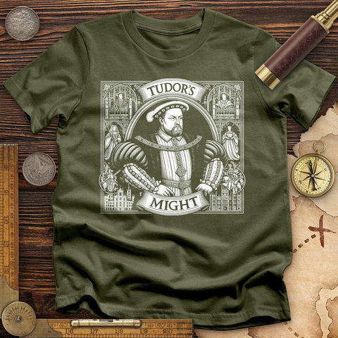 Tudor Might T-Shirt Military Green / S