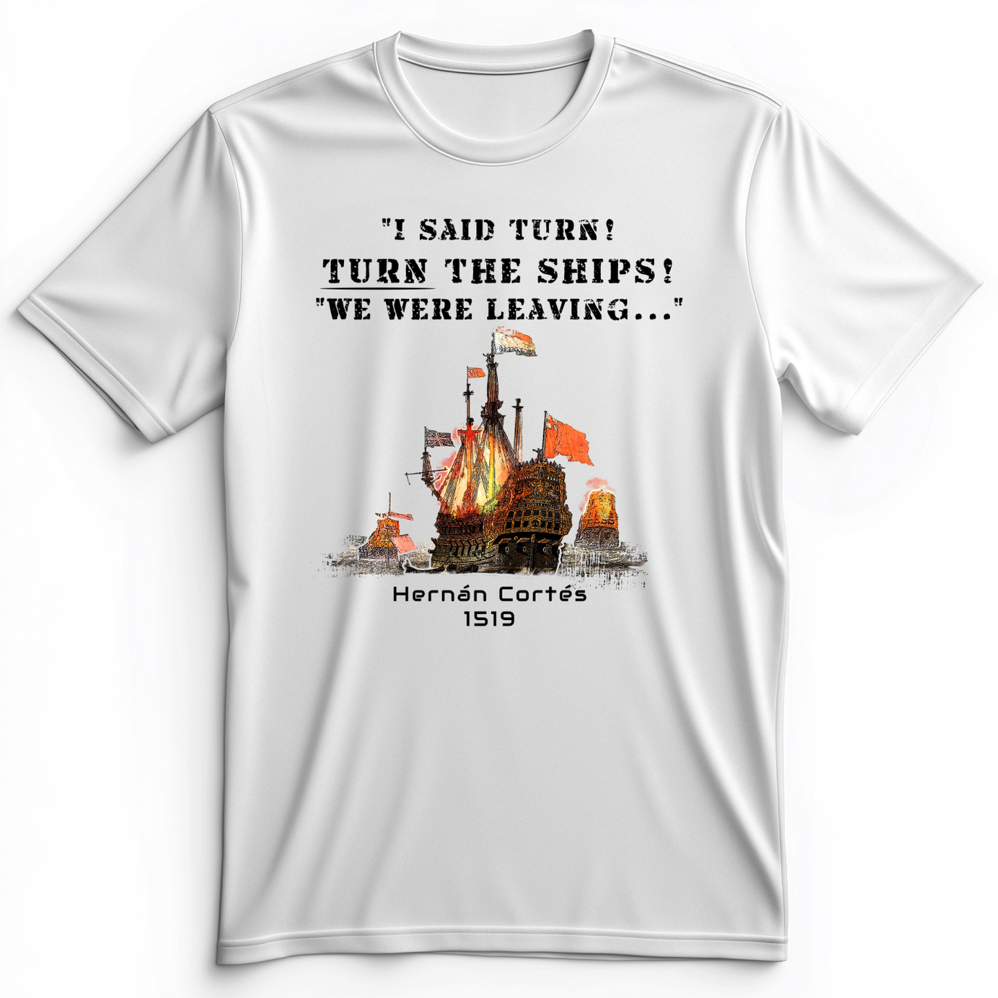 Turn The Ships Premium Tee White / S