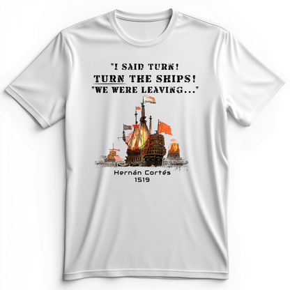 Turn The Ships Premium Tee White / S