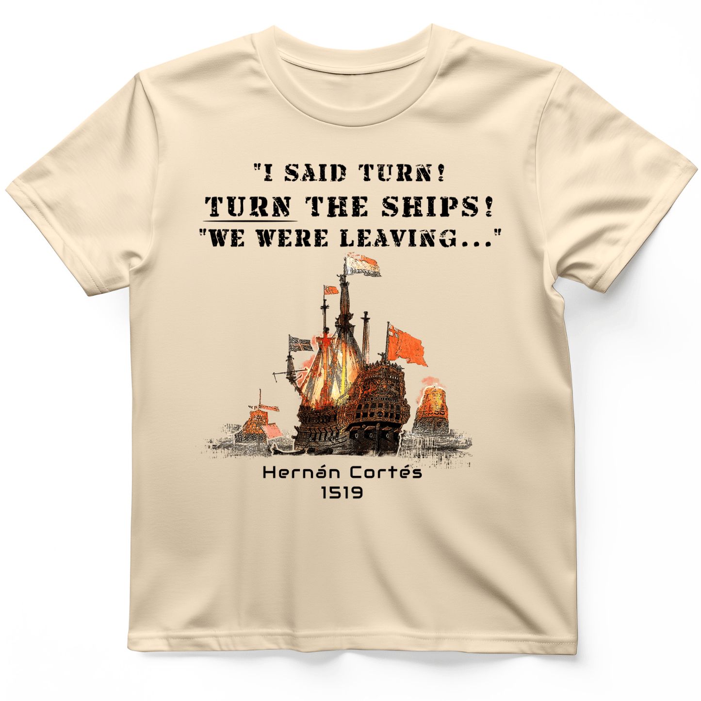Turn The Ships T-Shirt Natural / S