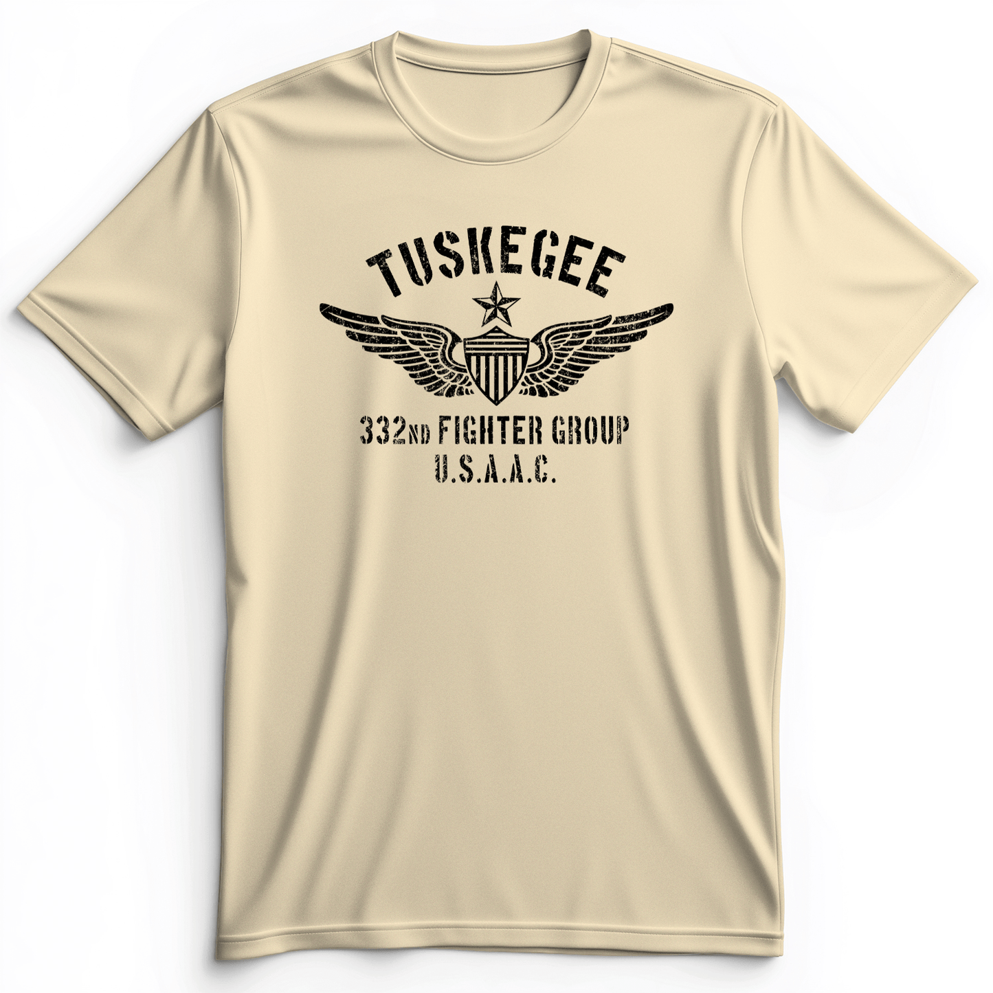 Tuskegee 332 Fighter Group Premium Tee Natural / S