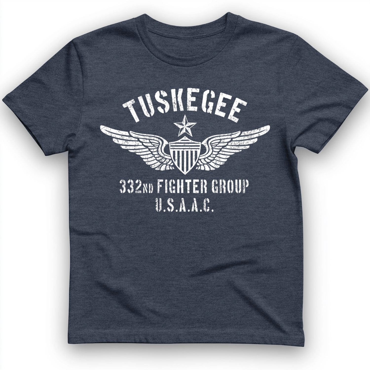 Tuskegee 332 Fighter Group Heather Navy / S