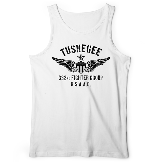 Tuskegee 332 Fighter Group Tank White / XS