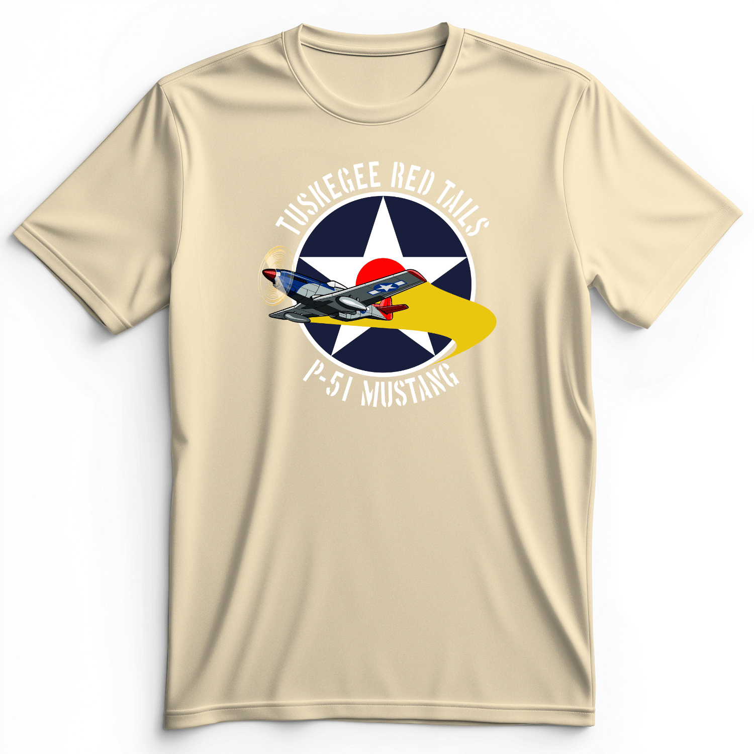 Tuskegee Red Tails Premium Tee Natural / S