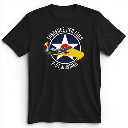 Tuskegee Red Tails Premium Tee Black / S
