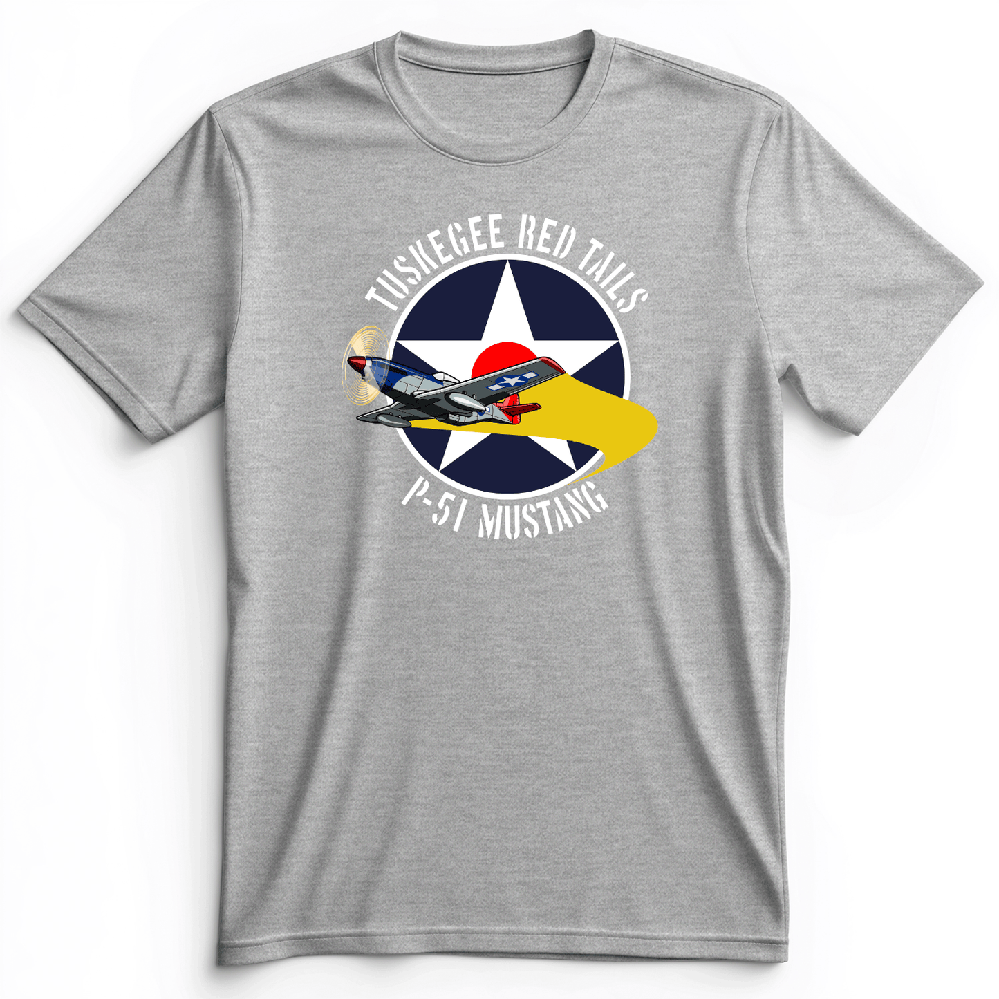 Tuskegee Red Tails Premium Tee Athletic Heather / S