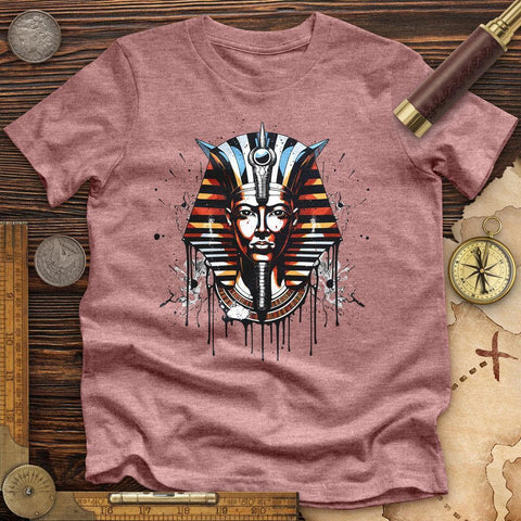 Tutankhamun High Quality Tee Heather Mauve / S