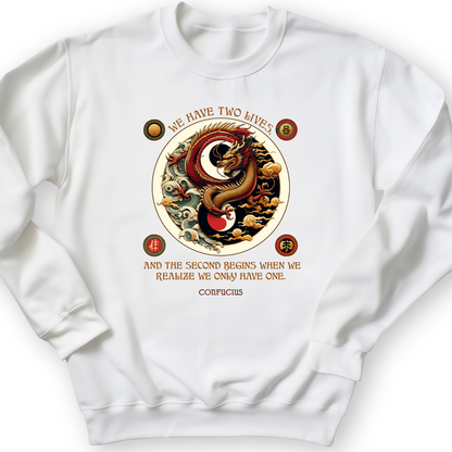 Two Lives Crewneck White / S