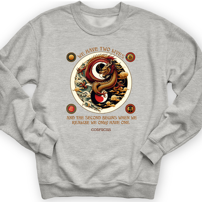 Two Lives Crewneck Sport Grey / S