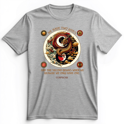 Two Lives Premium Tee Athletic Heather / S