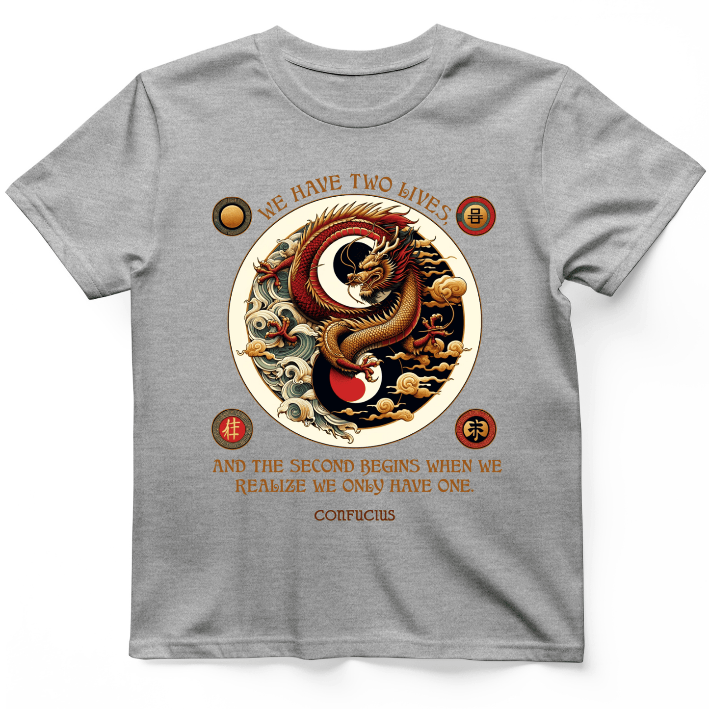 Two Lives T-Shirt Sport Grey / S