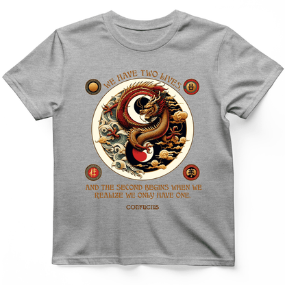 Two Lives T-Shirt Sport Grey / S