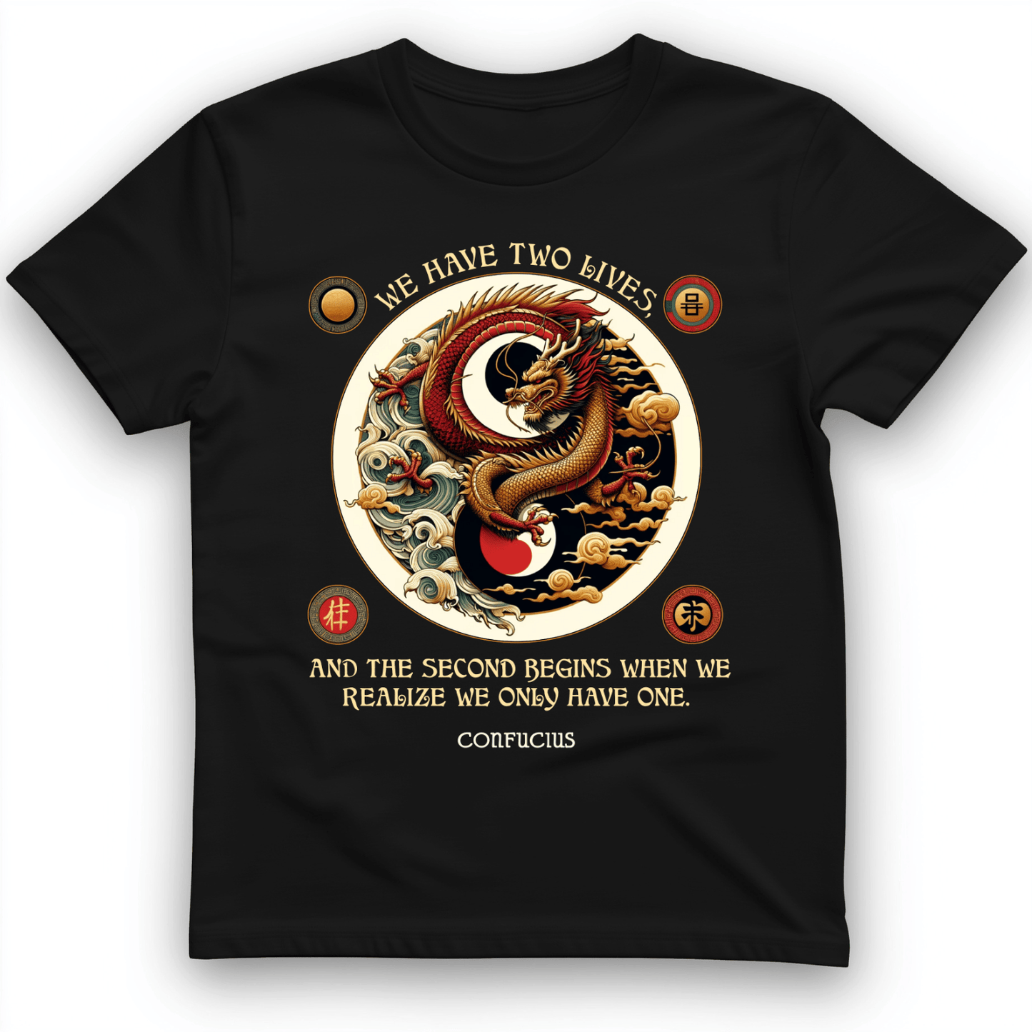 Two Lives T-Shirt Black / S