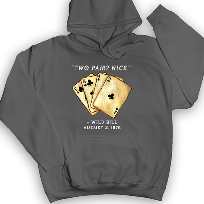 Two Pair Hoodie Charcoal / S