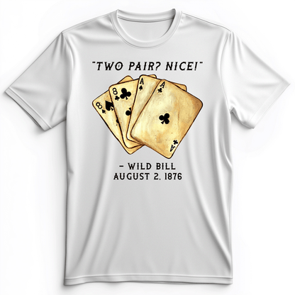 Two Pair Premium Tee White / S