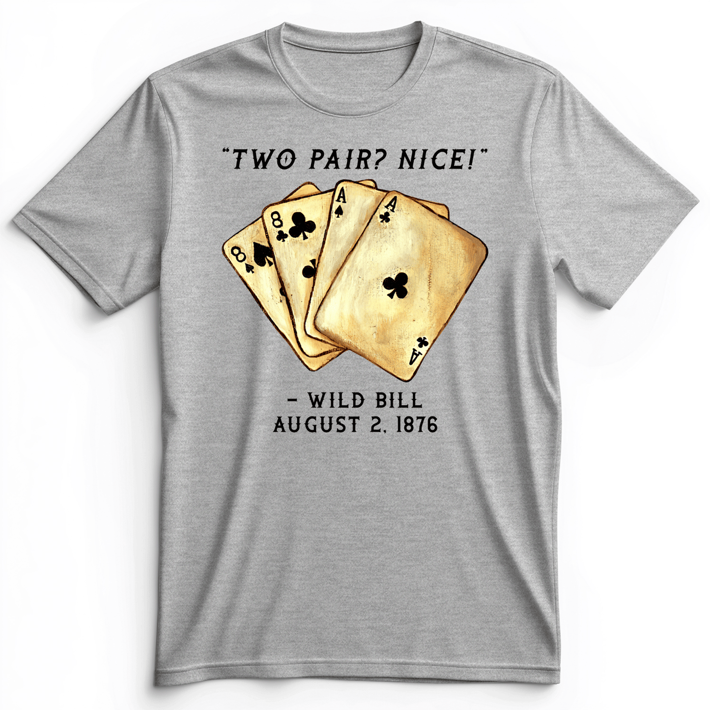 Two Pair Premium Tee Athletic Heather / S