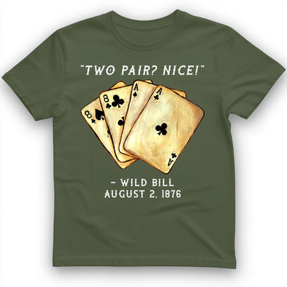 Two Pair T-Shirt Military Green / S