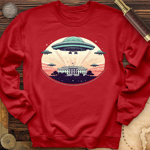UFO Over White House Crewneck
