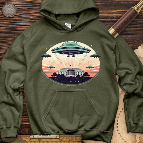 UFO Over White House Hoodie
