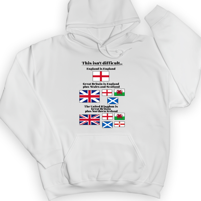 UK Make-up Hoodie White / S