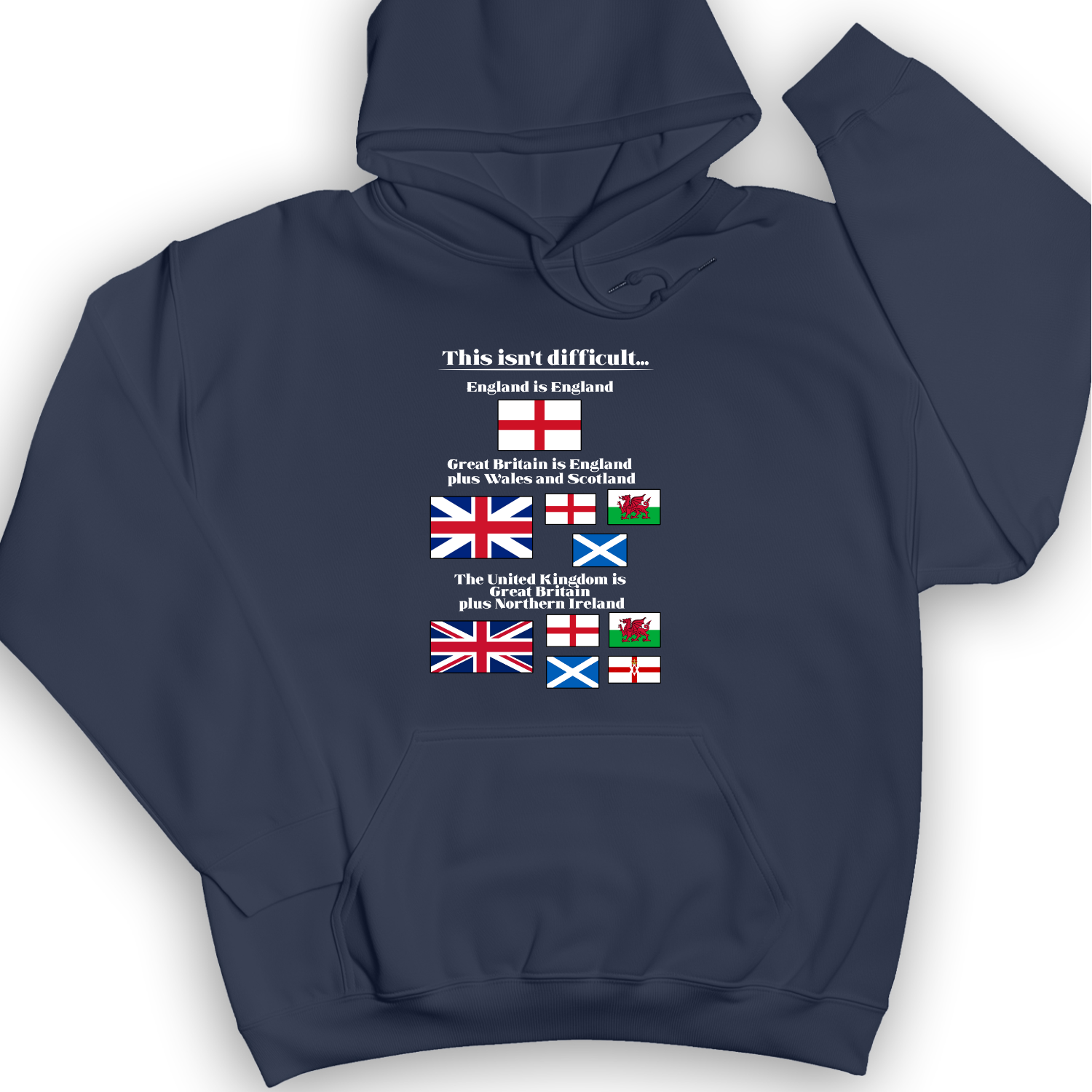 UK Make-up Hoodie Navy / S